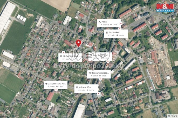 Prodej, Byt 2+1, Nýrsko