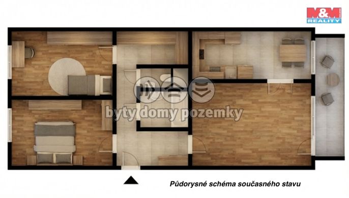 Prodej, Byt 3+1, Praha