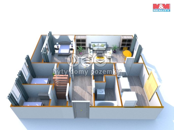 Pronájem, Byt 4+1, Frýdek-Místek