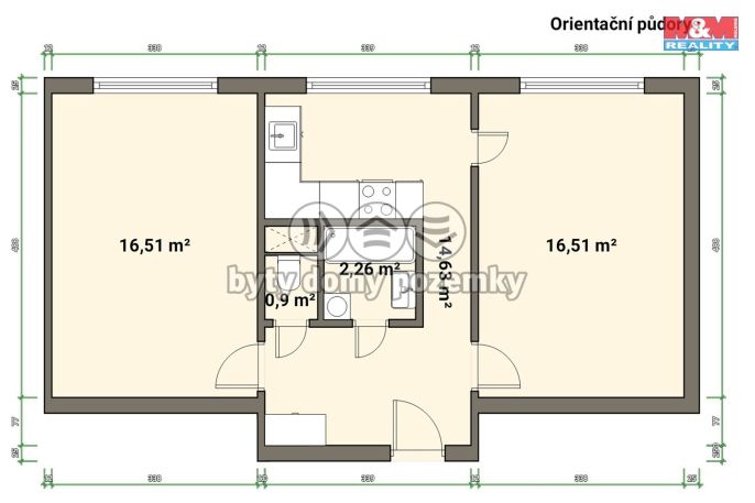 Prodej, Byt 2+1, Praha