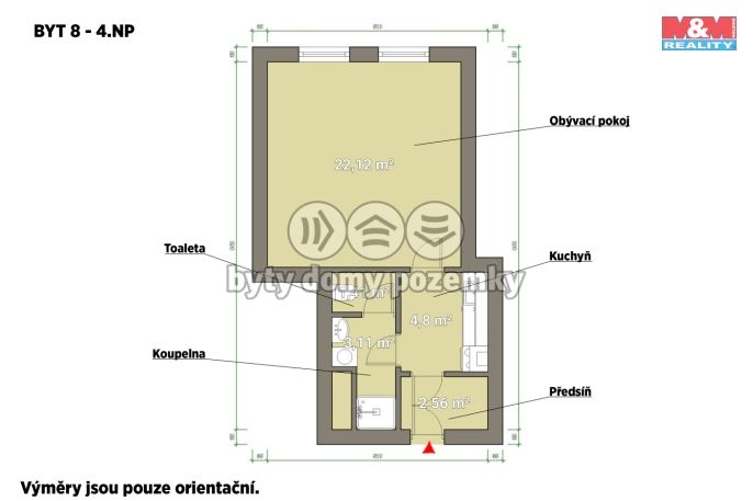 Pronájem, Byt 1+1, Plzeň