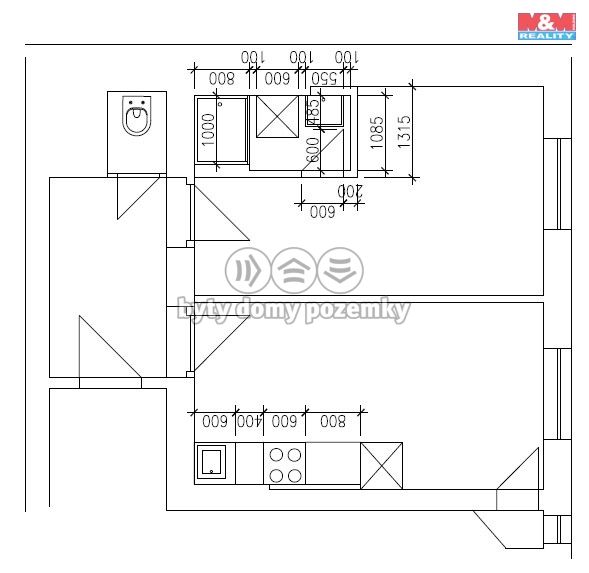 Pronájem, Byt 1+1, Praha
