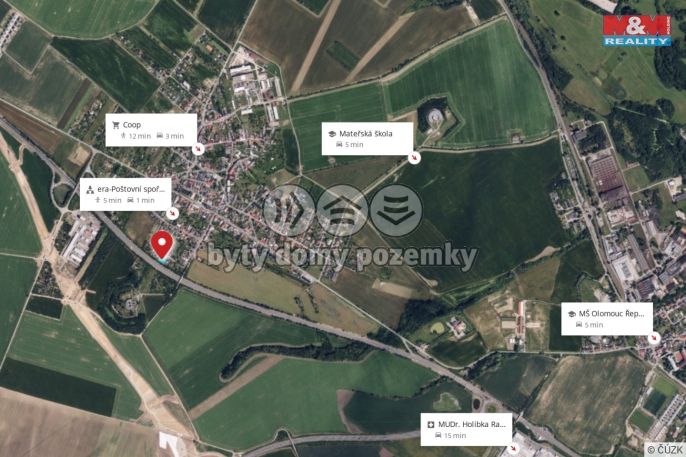 Prodej, Pozemek k bydlení, Křelov-Břuchotín