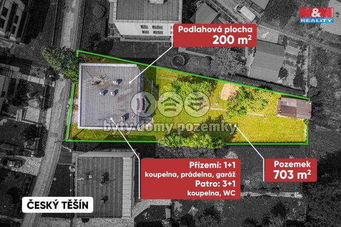 Prodej, Rodinný dům, Český Těšín