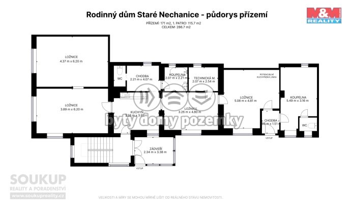 Prodej, Rodinný dům, Nechanice