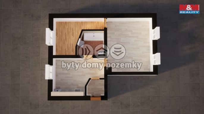 Prodej, Byt 2+1, Jablonec nad Nisou