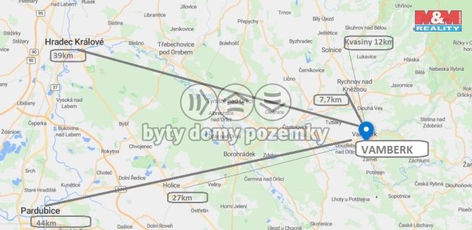 Pronájem, Byt 2+1, Vamberk