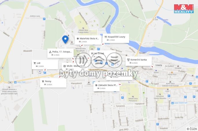 Prodej, Byt 2+1, Louny