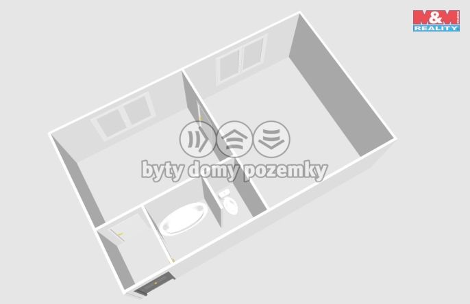 Prodej, Byt 1+1, Děčín