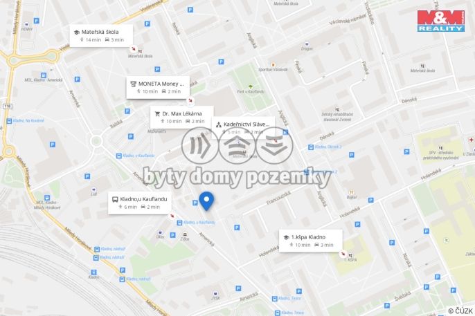 Pronájem, Byt 1+kk, Kladno