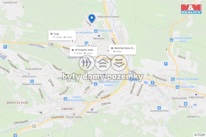 Prodej, Byt 3+1, Vimperk