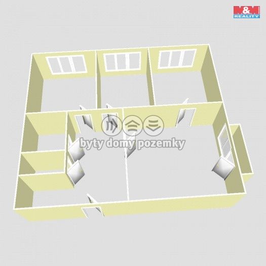 Prodej, Byt 3+1, Nepomyšl