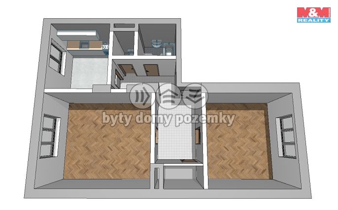 Prodej, Byt 2+1, Žatec