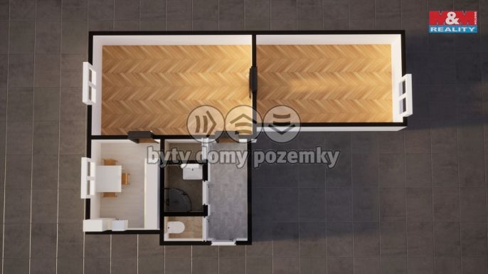 Prodej, Byt 2+1, Rumburk