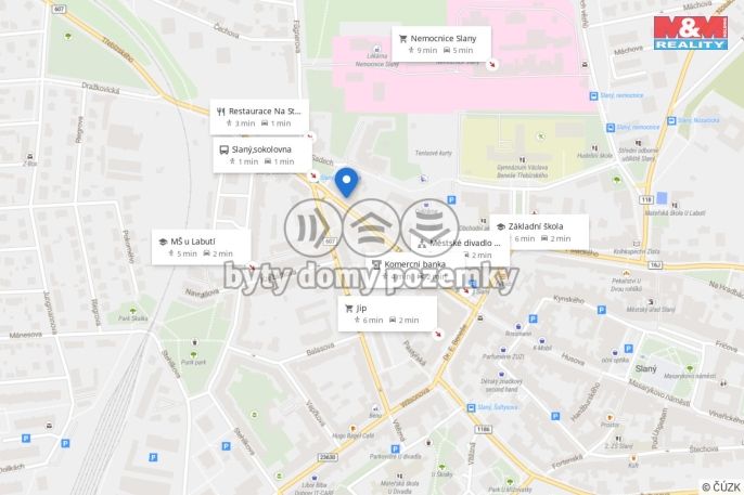 Pronájem, Obchodní objekt, Slaný