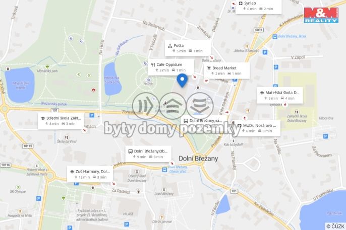 Pronájem, Byt 3+kk, Dolní Břežany