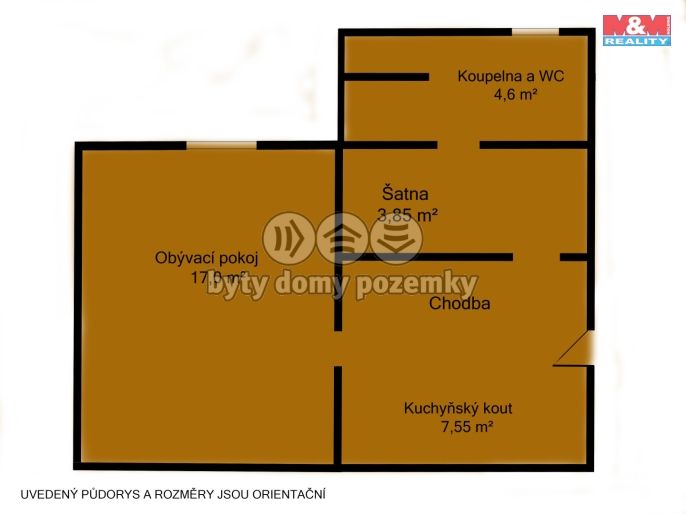 Pronájem, Byt 1+1, Plzeň