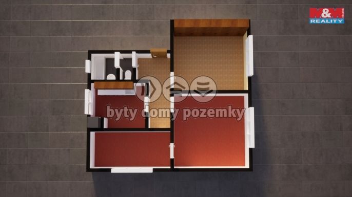 Prodej, Byt 3+1, Janská