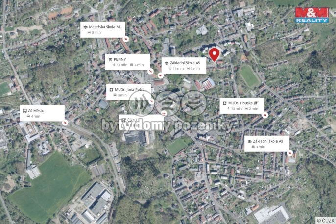 Prodej, Byt 4+1, Aš