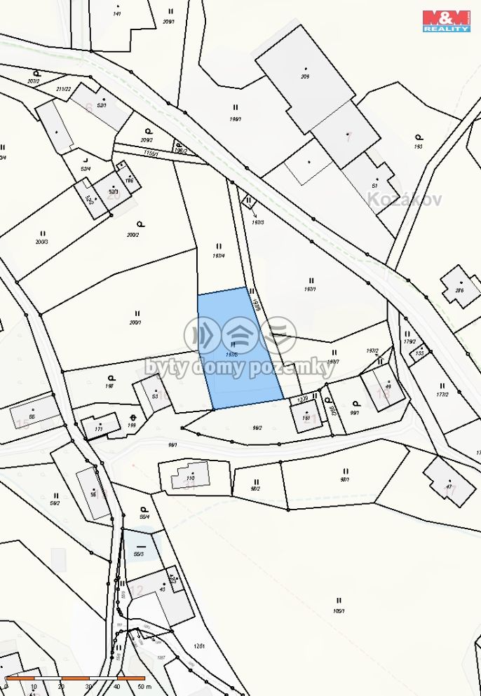 Prodej, Pozemek k bydlení, Radostná pod Kozákovem