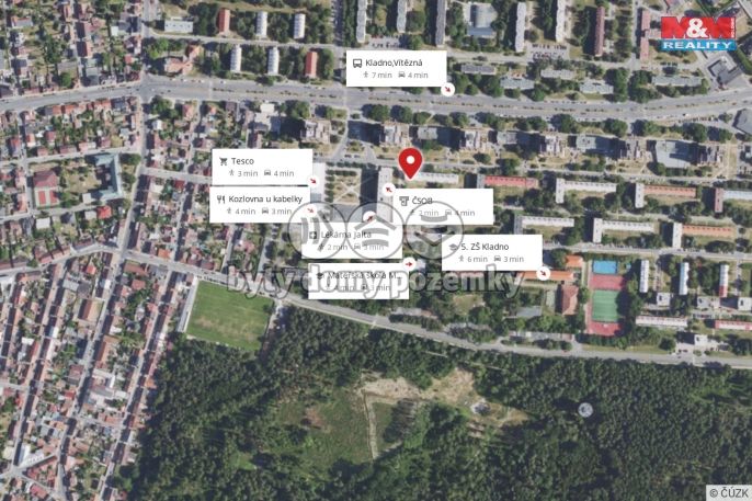 Pronájem, Byt 2+1, Kladno