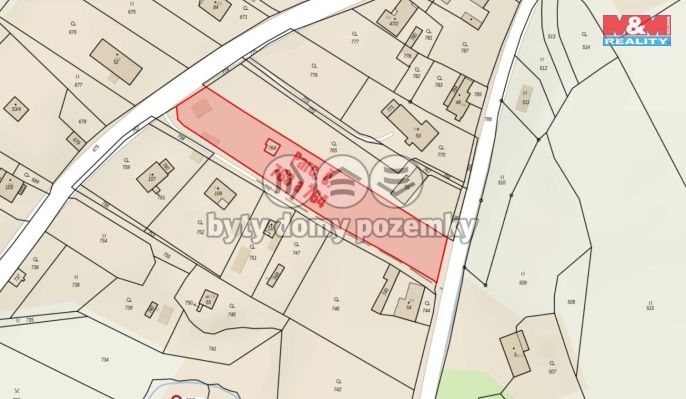 Prodej, Pozemek k bydlení, Hradec-Nová Ves