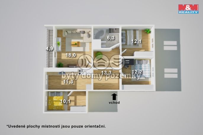 Prodej, Byt 4+1, Ústí nad Labem
