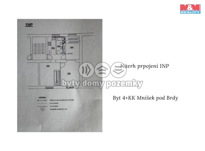 Prodej, Byt 2+1, Mníšek pod Brdy
