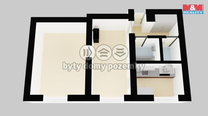 Prodej, Byt 2+1, Horní Vltavice