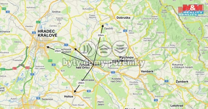 Pronájem, Byt 2+1, Týniště nad Orlicí