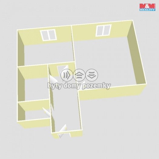 Prodej, Byt 1+1, Habartov