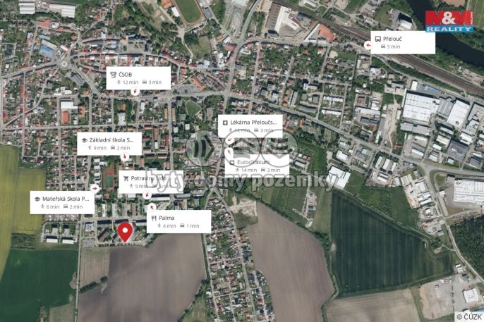 Pronájem, Byt 2+1, Přelouč