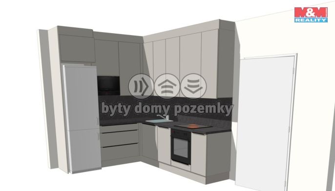 Pronájem, Byt 1+kk, Brandýs nad Labem-Stará Boleslav