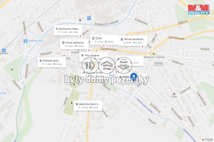 Pronájem, Byt 3+1, Vamberk