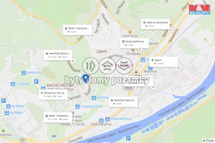 Prodej, Byt 3+1, Ústí nad Labem
