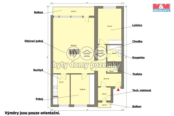 Pronájem, Byt 3+1, Mariánské Lázně