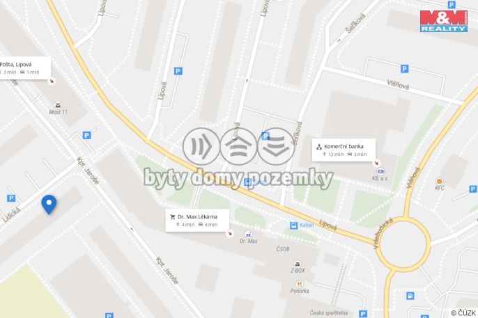 Pronájem, Byt 3+1, Most