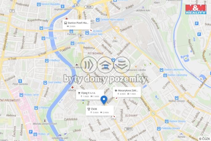 Pronájem, Obchod a služby, Plzeň