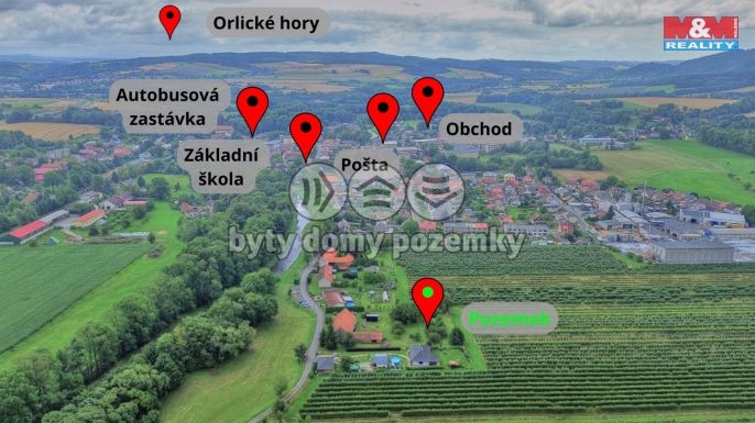 Prodej, Pozemek k bydlení, Doudleby nad Orlicí