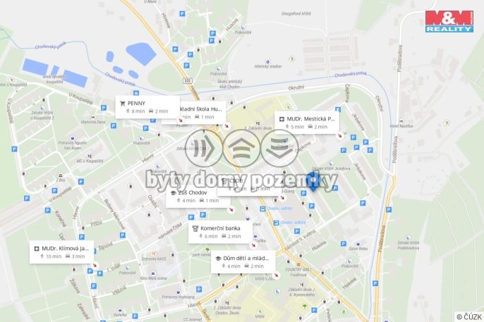 Prodej, Byt 3+1, Chodov