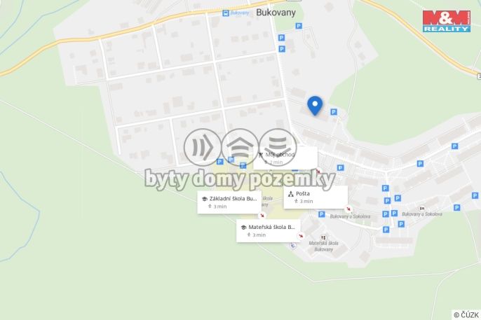 Pronájem, Byt 3+1, Bukovany