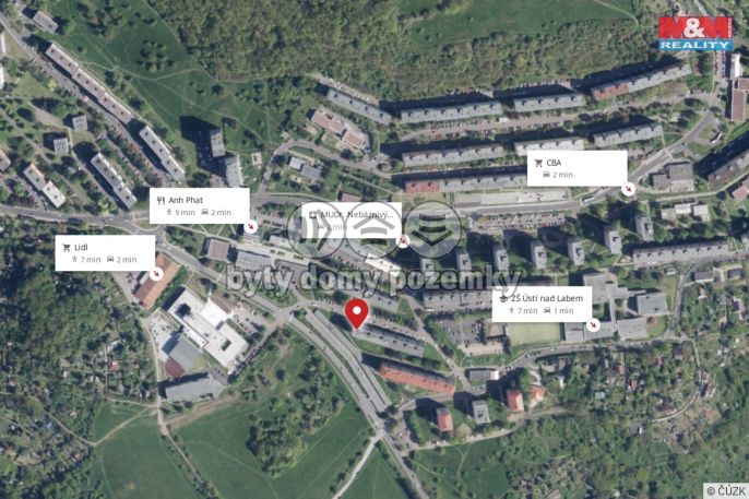 Prodej, Byt 1+1, Ústí nad Labem