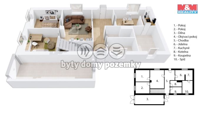 Prodej, Rodinný dům, Veliny