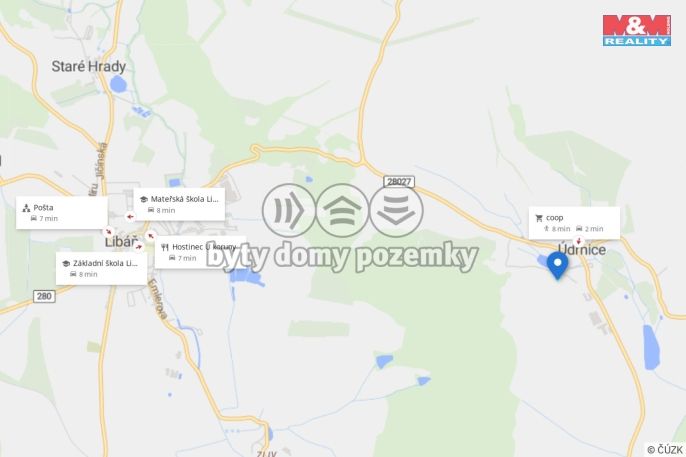 Prodej, Pozemek k bydlení, Údrnice
