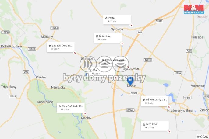 Prodej, Pozemek k bydlení, Ledce