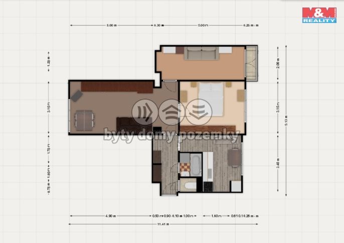 Prodej, Byt 3+1, Cheb