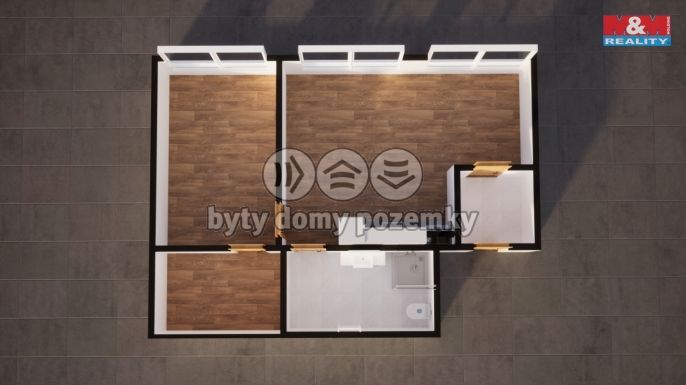 Pronájem, Byt 2+kk, Jablonné v Podještědí