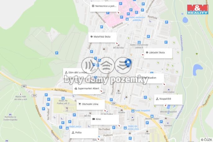 Prodej, Byt 3+1, Kadaň