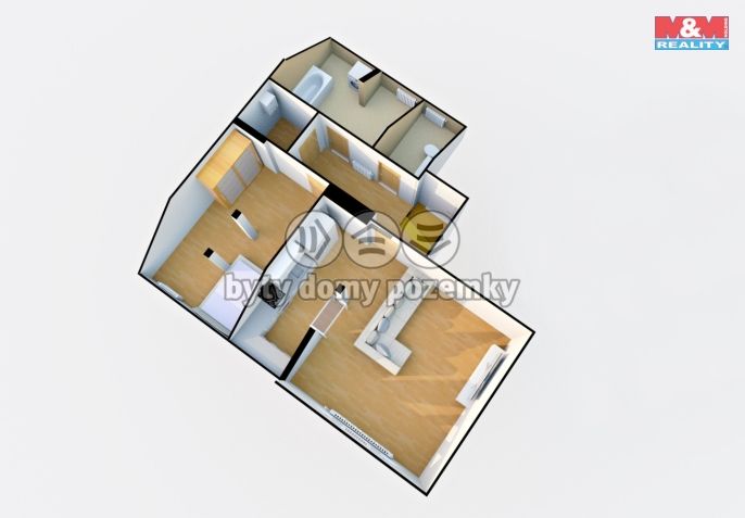 Prodej, Byt 2+kk, Děčín