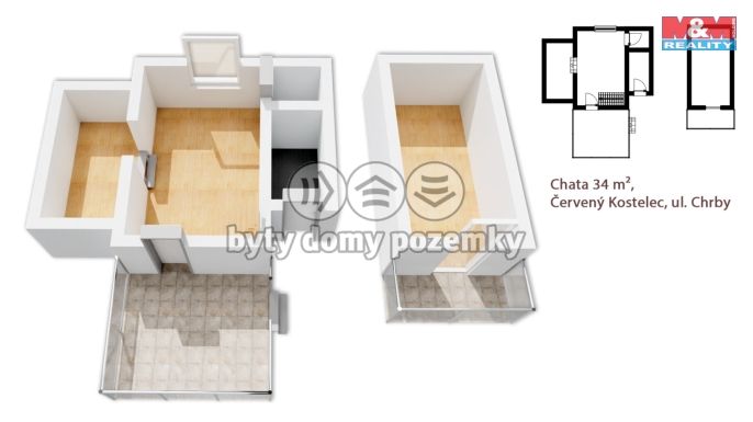 Prodej, Chata, Červený Kostelec